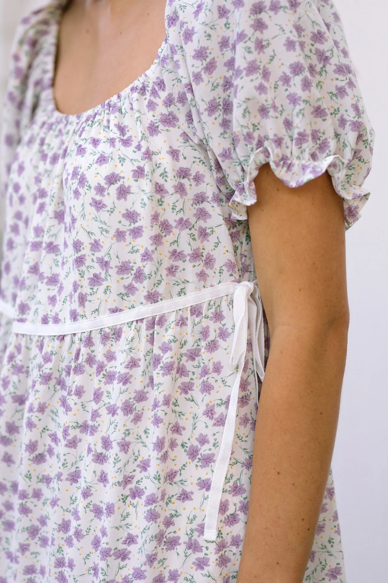 Brittany Bow Tiered Dress