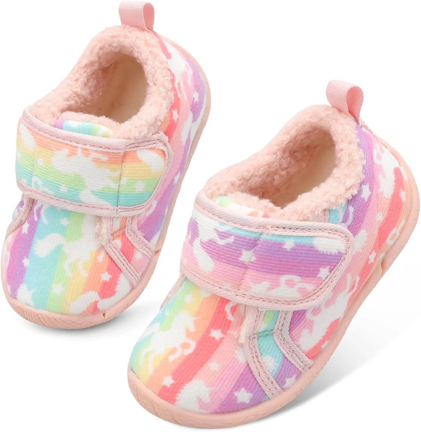 Centipede Demon Toddler Slippers for Girls Boys Fuzzy Kids House Shoes Warm Home Indoor Shoes Cozy Winter Slipper Sneakers Fleece Rubber Sole Outdoor Walking Shoes