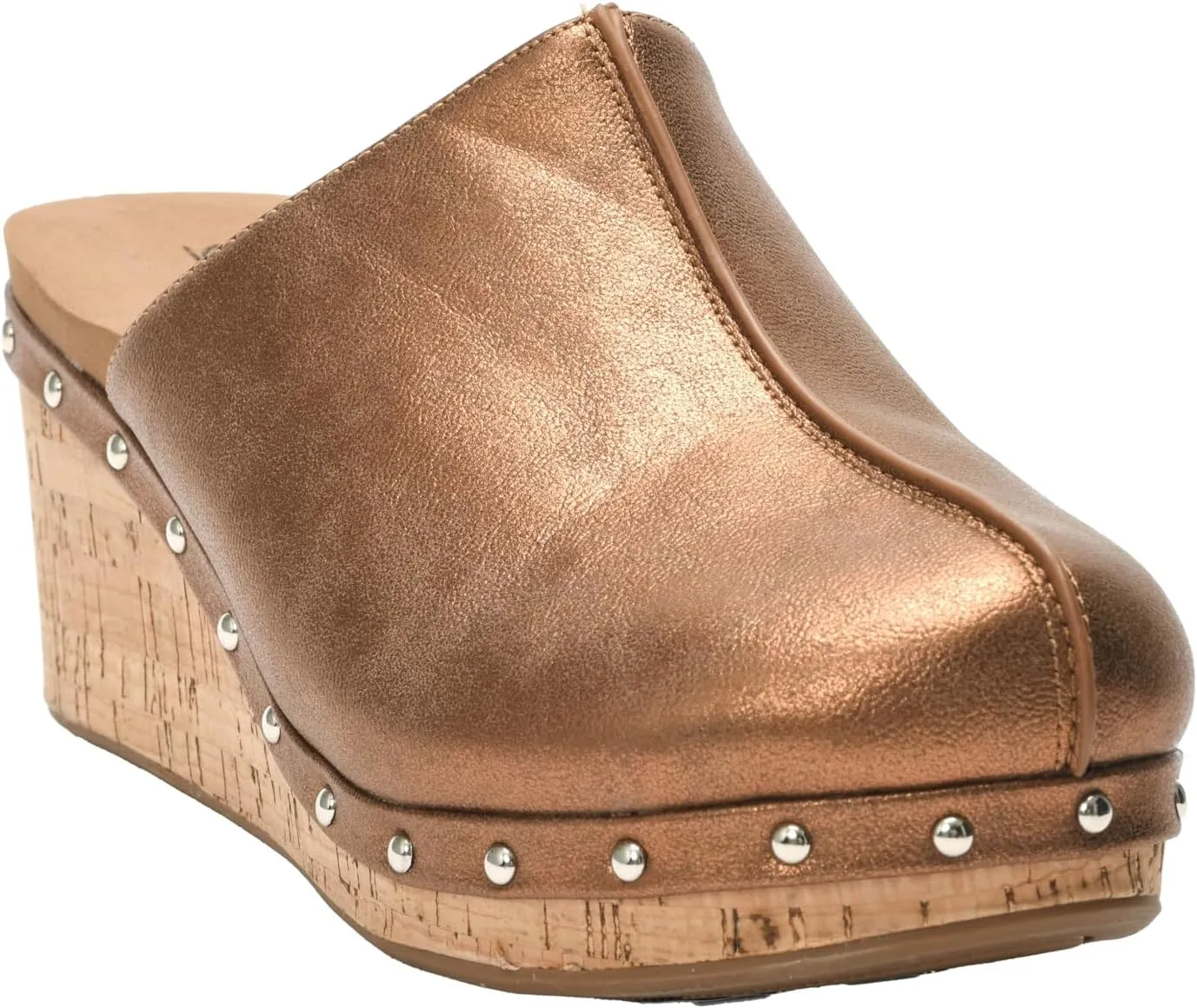 Corkys Footwear Women's Marley EVA Foam Platform Slip On 2.50 Inch Wedge Light Weight Cushioned Insole Sandals