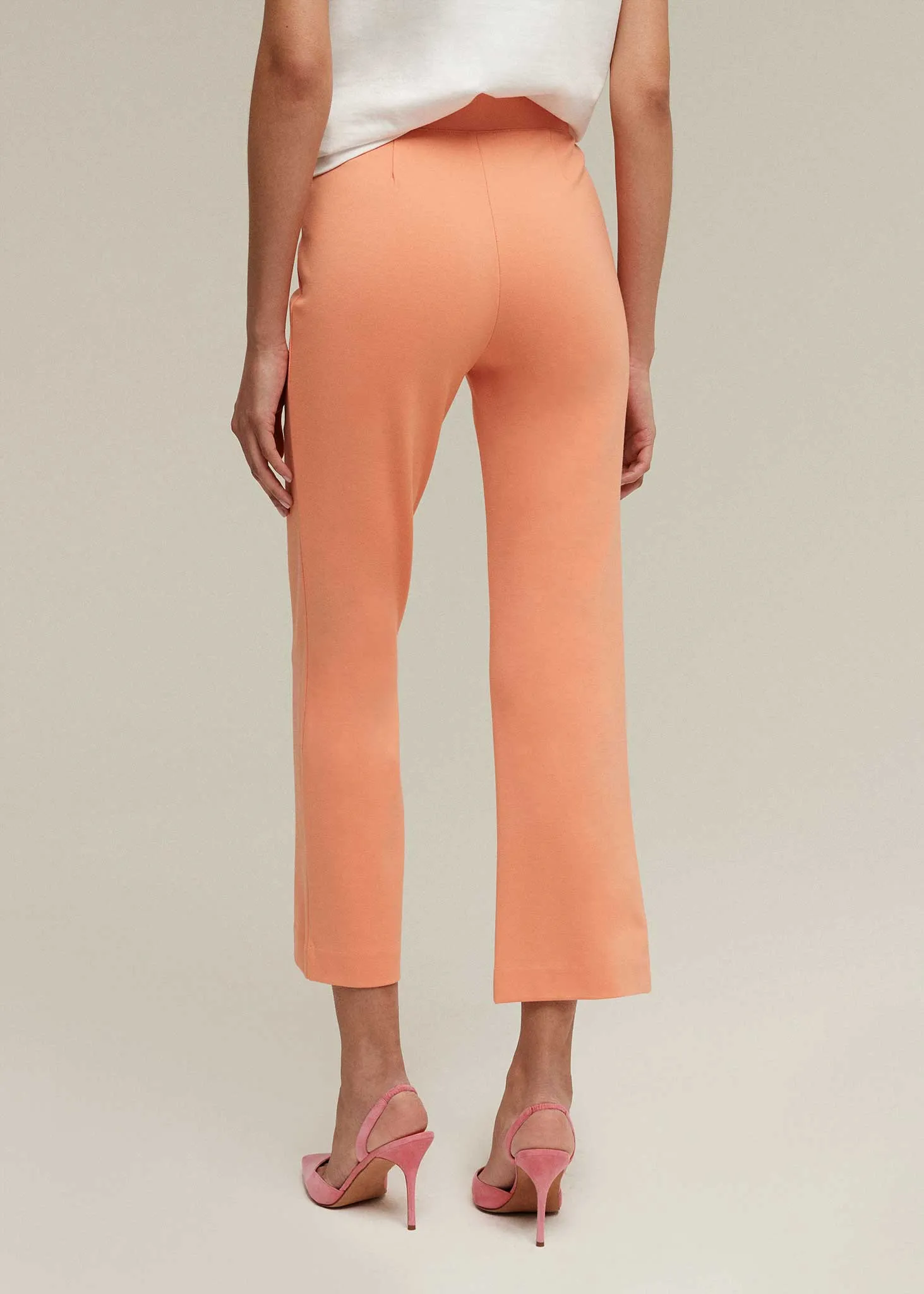 Cropped Kick Flare Pant
