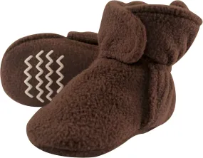 Hudson Baby Unisex-Child Cozy Fleece Booties Winter Accessory Set