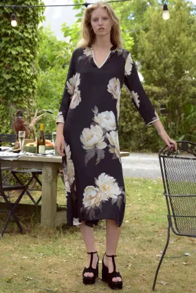 My Shift To You Dress in Black Floral