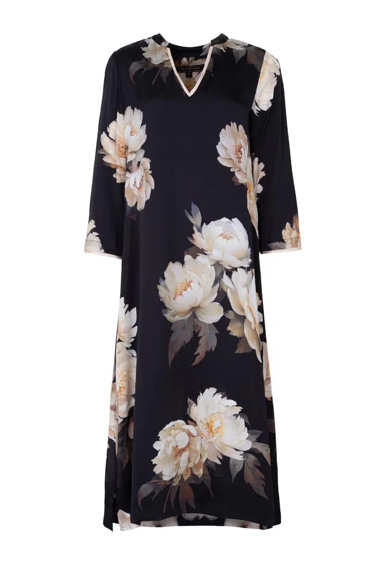 My Shift To You Dress in Black Floral