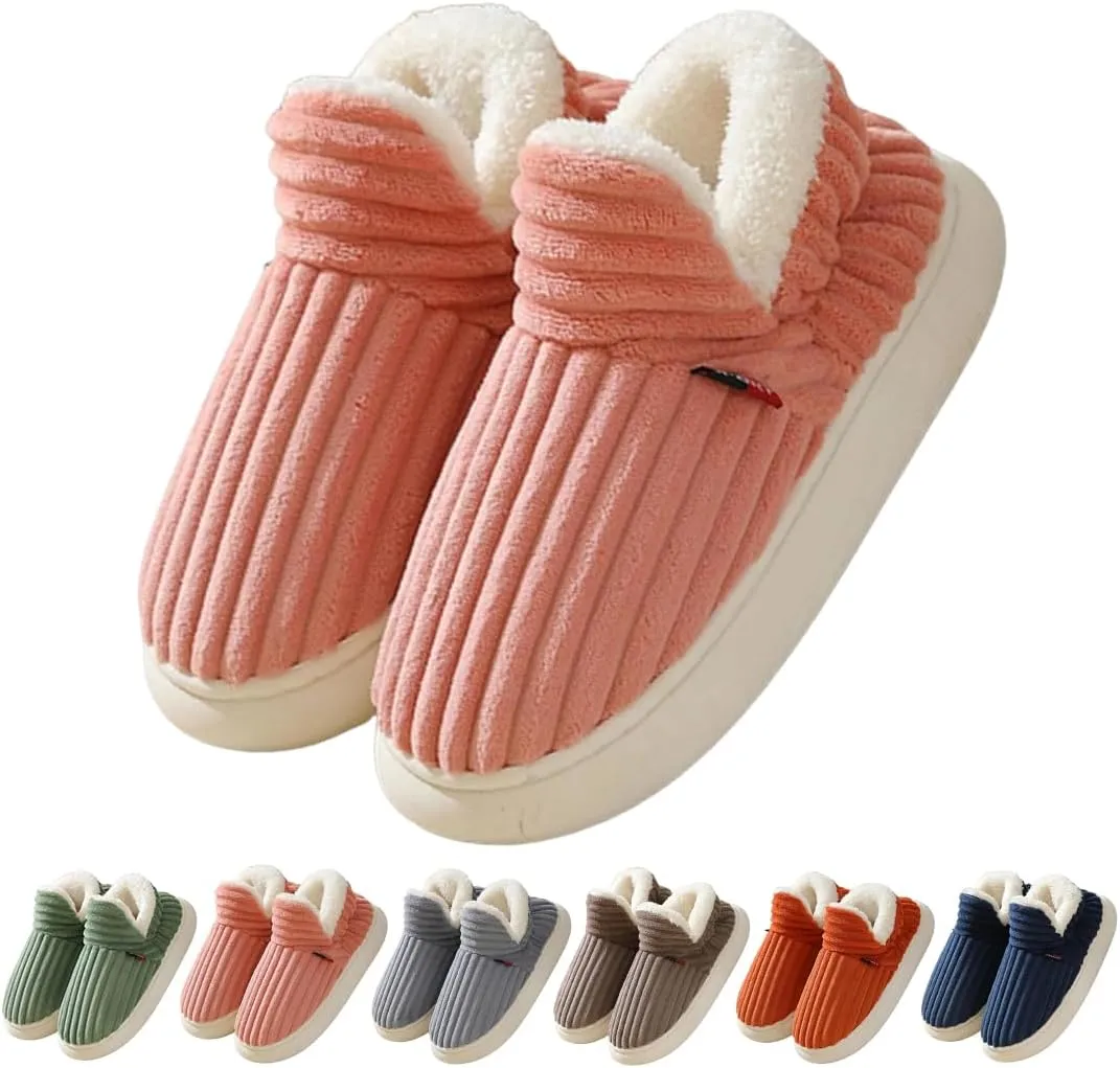 Pluffi Slipper Booties For Women Men Pluffi Cozy Stylish Slipper Winter Fuzzy Warm Thick-Soled House Cloud Slides With Anti-Slip Sole