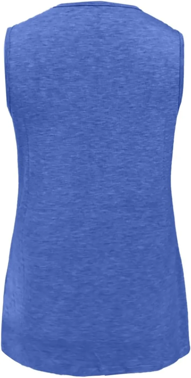 Tank Top for Women Summer V Neck T-Shirt Trendy Sleeveless Basic Tee Loose Fit 2025 Fashion